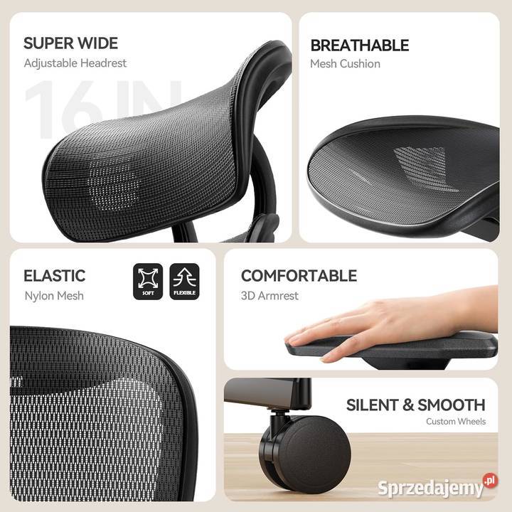 Ergonomiczne krzesło biurowe podkarpackie Rzeszów sprzedam