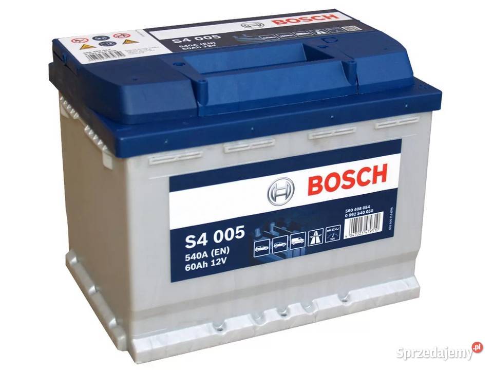 Akumulator Bosch 60Ah 540A EN S4005 PRAWY PLUS Chełm