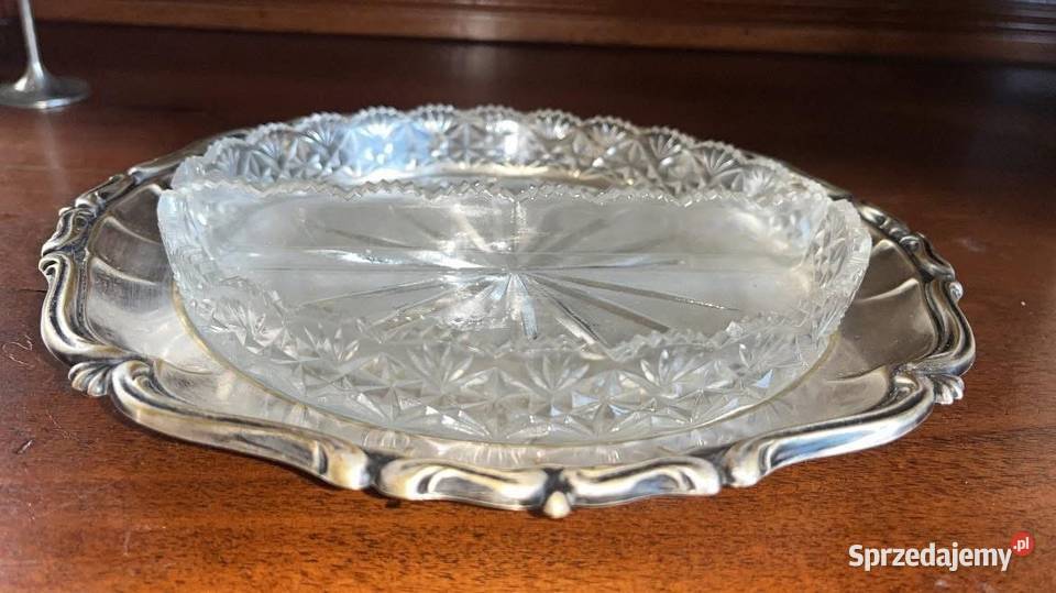 Patera Platerowa z wkładami szklanymi Kabaret Pozostałe Gdańsk