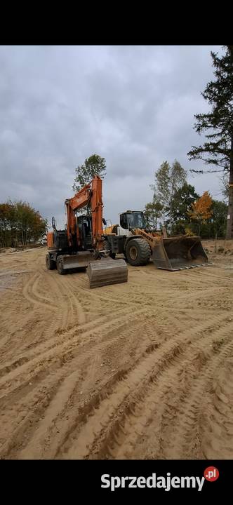 Usługi koparką ładowarką minikoparką wywrotkami