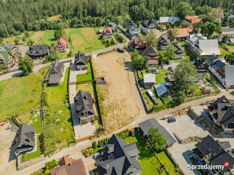 Działka z pozwoleniem na 4 domy Zakopane 2230 m