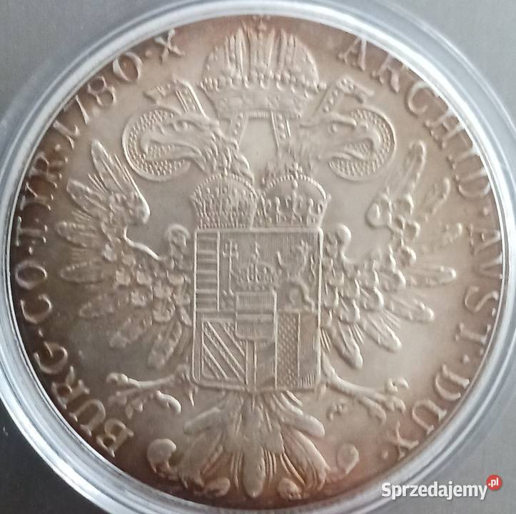 1 Talar Austria 1780 Maria Teresa nowe bicie Numizmatyka Konin