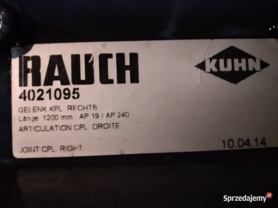 Plandeka Rauch MDS 171 191 735 wielkopolskie Nowe Skalmierzyce