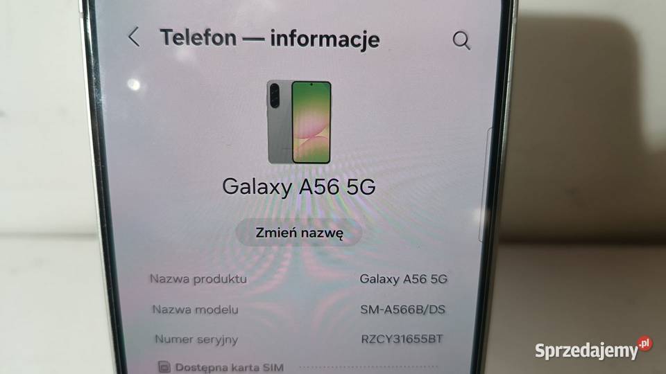 Smartfon Samsung Galaxy A56 5G 8256GB sprzedam