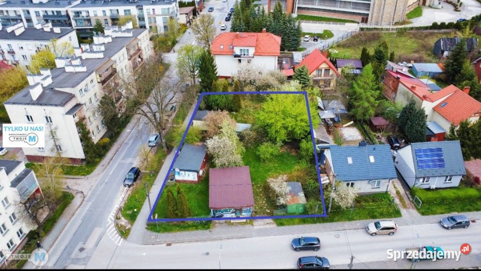 sprzedaży działki Kielce 1220m2
