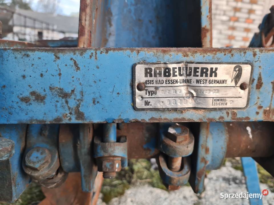 Sprzedam pług 3 skibowy rabe werk lubelskie Zagroda sprzedam