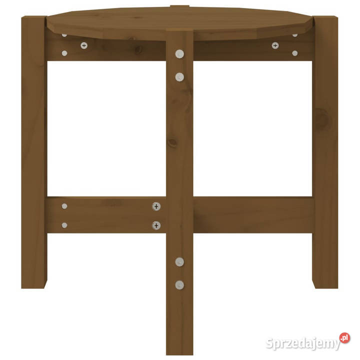 Stolik kawowy miodowy brąz 525x45 lite drewno Warszawa