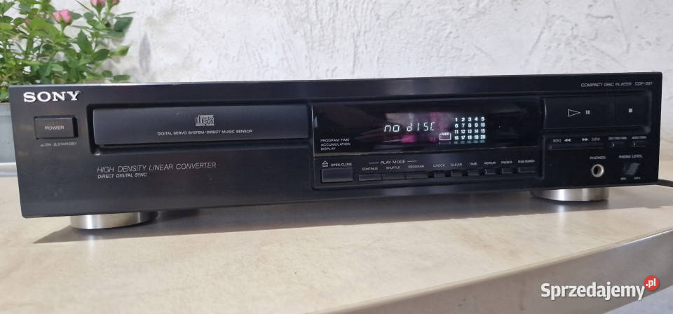 Cd player SONY 297 CDP297 odtwarzacz kompaktowy Międzychód sprzedam