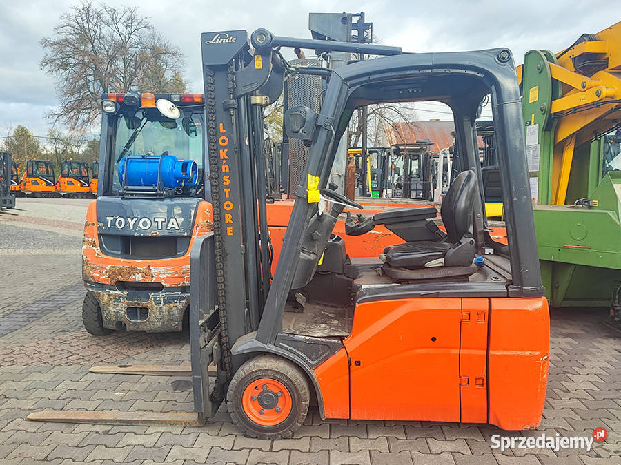 Wózek widłowy elektryczny Linde E16C 16 t duplex Linde małopolskie sprzedam