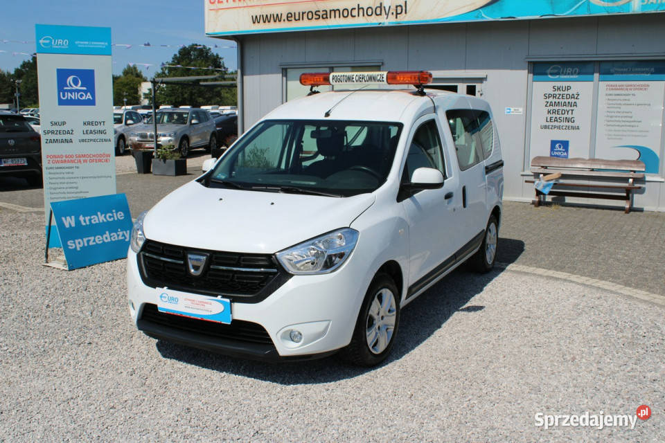 Dacia Dokker 15LAUREATE 90HP Fvat Salon Polska światła do jazdy dziennej Warszawa
