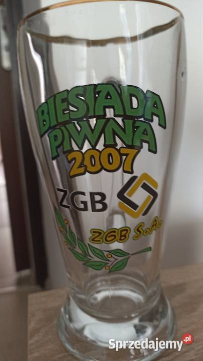 Sprzedam kufel do piwa z 2007 r ZGB SA śląskie Bytom sprzedam