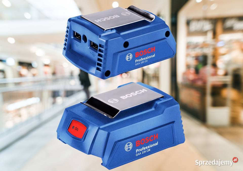 USB Do kurtek Ładowarka adapter Bosch GAA 18V Zabrze