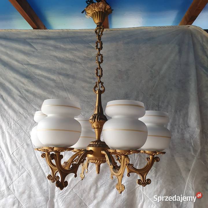 Lampa wisząca sześcioramienna sprzedam