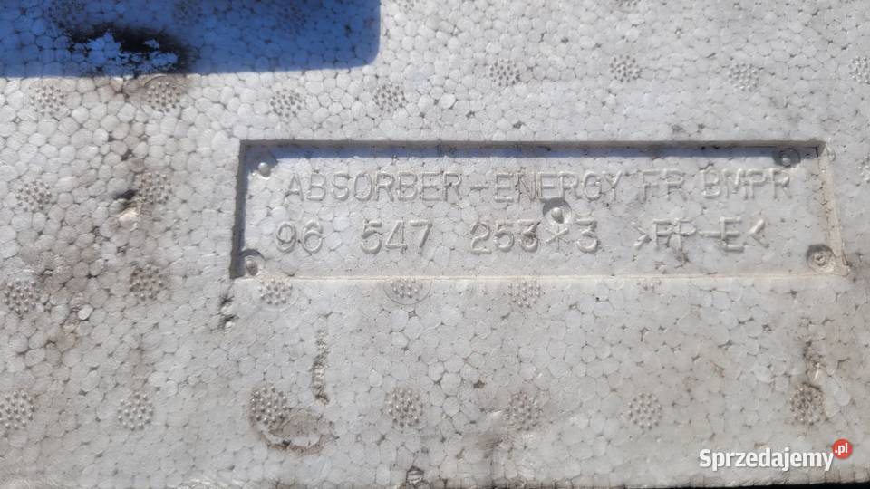 ABSORBER PIANKA STYROPIAN ZDERZAKA PRZÓD Ruda Śląska sprzedam