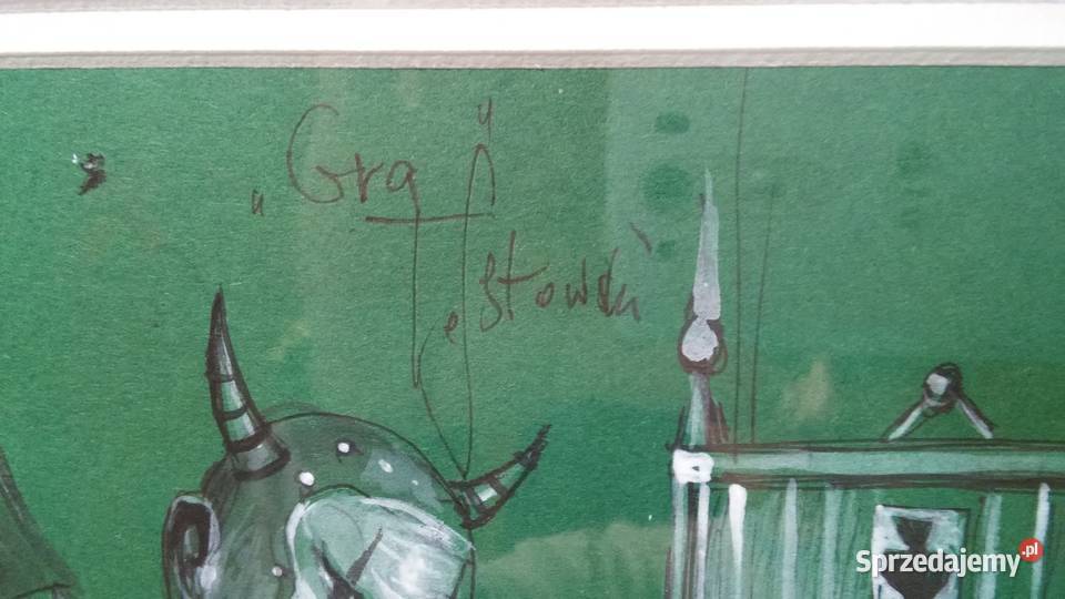 Tomasz Sętowski Gra oryginał certyfikat Włocławek