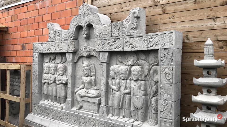 Fontanna Budda buddha fontanna Twarz Buddy mazowieckie Warszawa