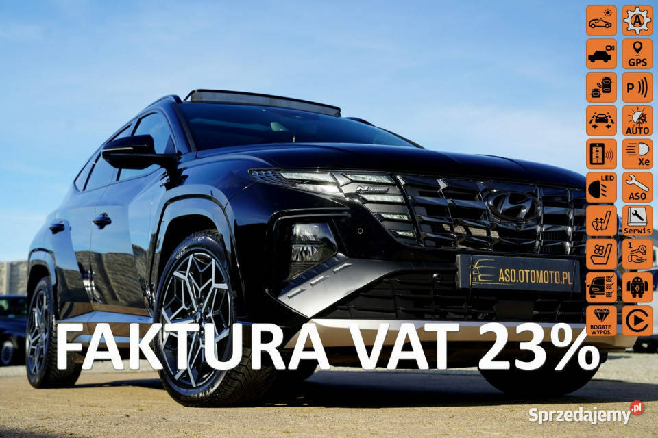 Hyundai Tucson N LINE kamery 360 WENTYLACJA czujnik zmierzchu Otmuchów