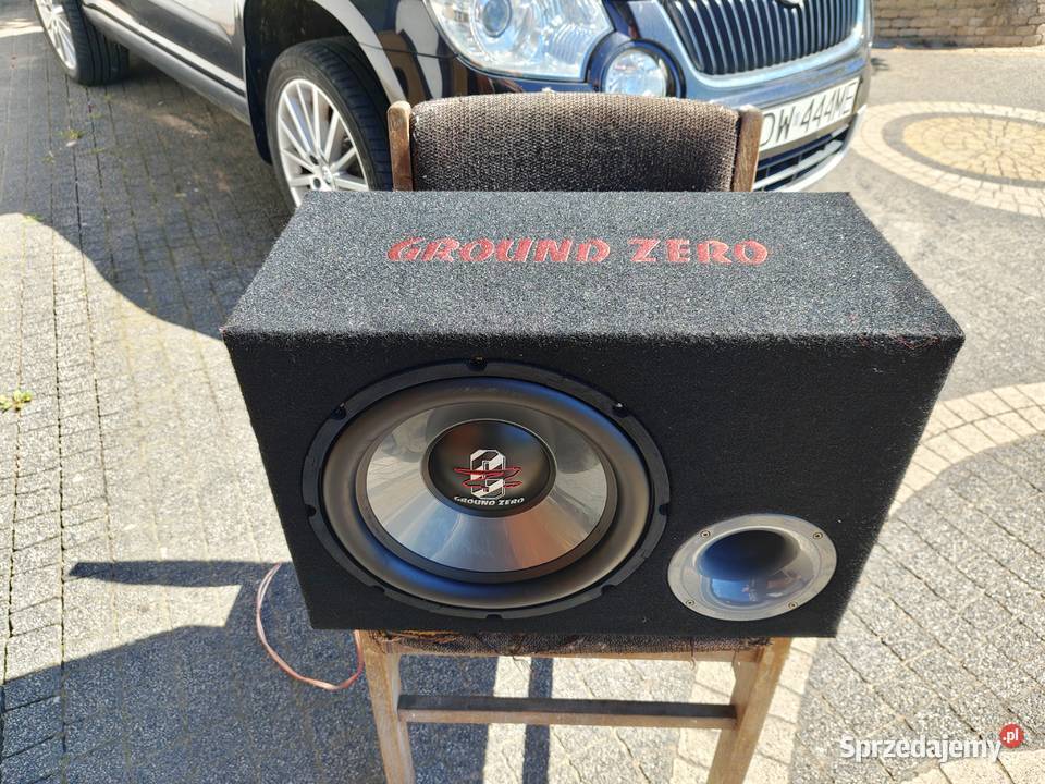 Skrzynia basowa bassowa subwoofer Ground Zero Głośniki Niegowonice sprzedam