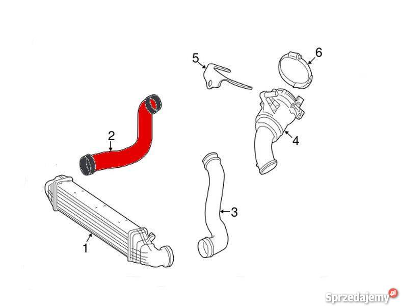 PRZEWÓD TURBO MERCEDESBENZ KLASA E 2115282682 śląskie