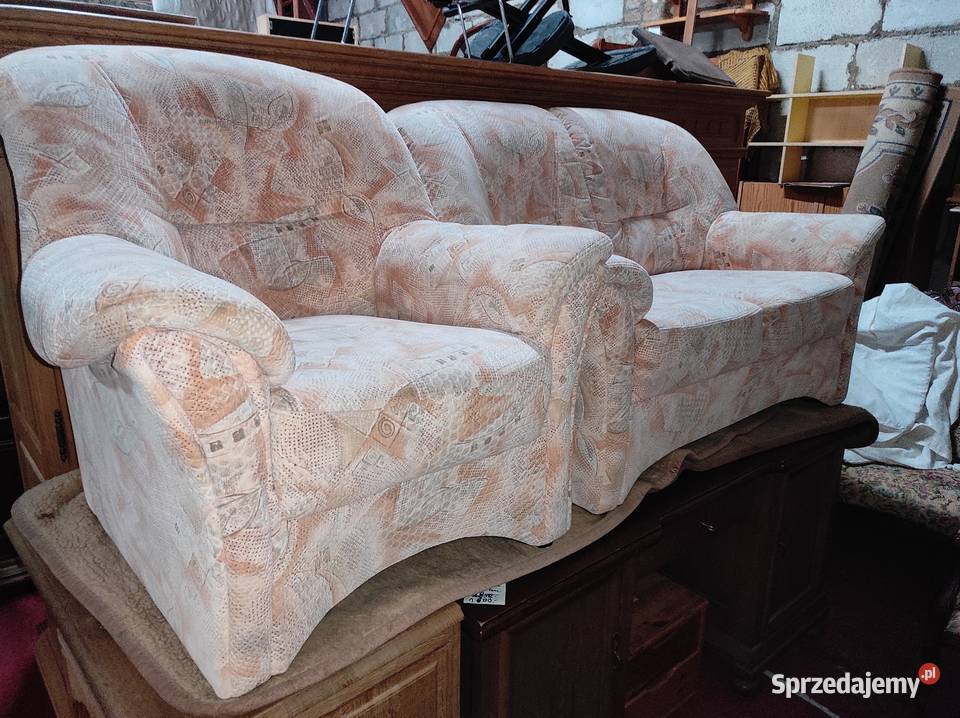 Komplet wypoczynkowy fotel sofa dwuosobowa 112 z 137cm kujawsko-pomorskie