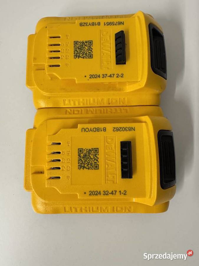 Oryginalne 2 Akumulatory Dewalt 2ah DCB183 Lesieniec