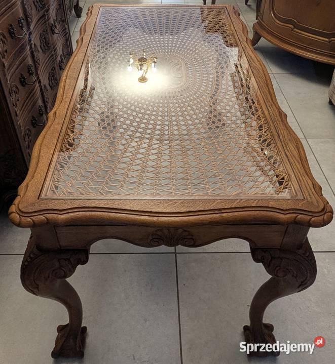 Piękny dębowy stolik sklep Dąbrowa Górnicza Meble