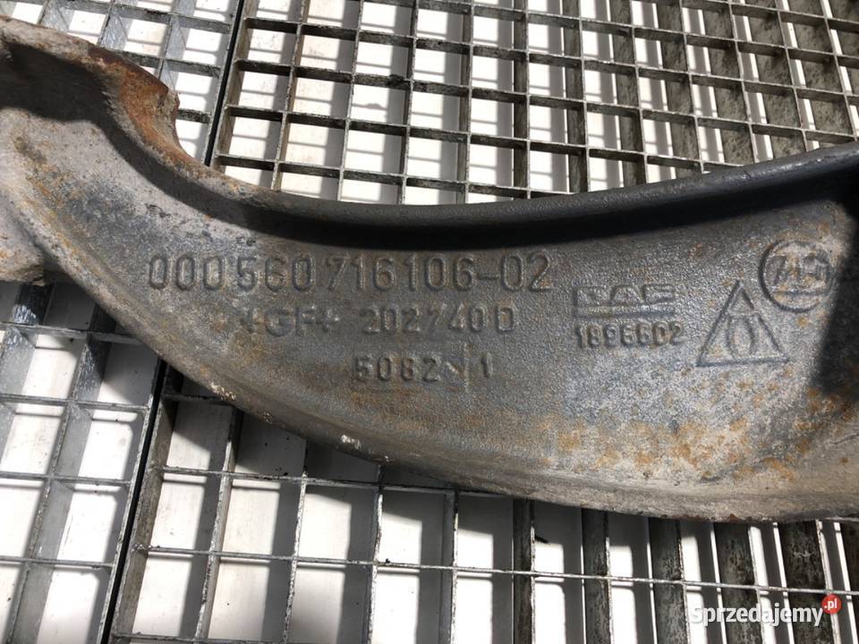 WSPORNIK MOCOWANIE PODUSZEK PRAWE DAF XF 1896602 ciężarowe Wzmocnienia, belki i wsporniki