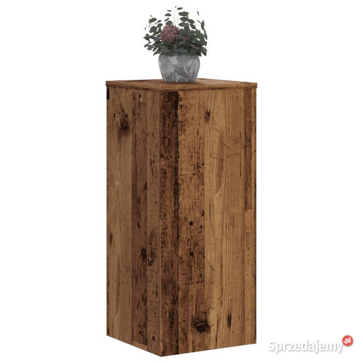 Podstawki pod doniczki 2 stare drewno 30x30x70 mazowieckie Warszawa