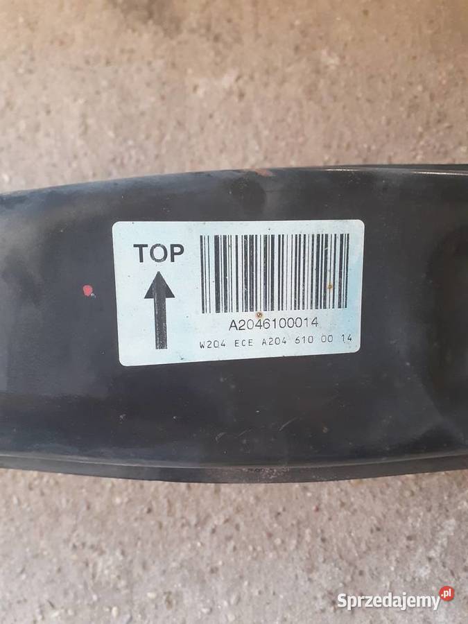 Belka pod zderzak tył Mercedes W204 sedan pomorskie Rąty