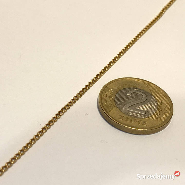Złoty ŁAŃCUSZEK damski 585 14K PANCERKA 55 Warszawa