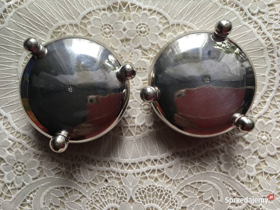 Pojemniki posrebrzane na sól pieprz Anglia małopolskie Kraków