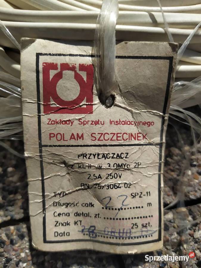 Przewód przyłączeniowy SPZ11 mazowieckie Szydłowiec