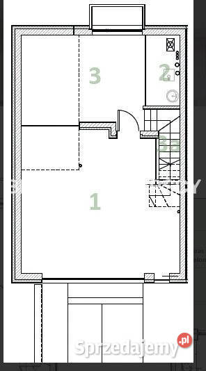 Dom bliźniak Kraków Kozienicka 14709m2 1 piętro