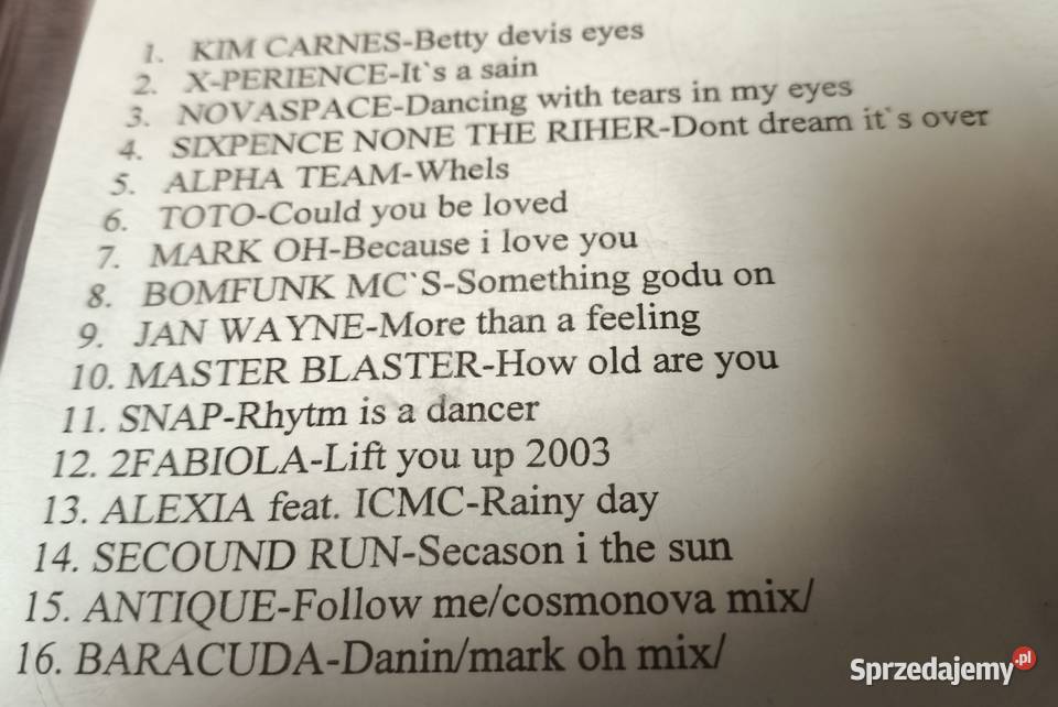 Składanka Disco Dance Remix 4cd Mark ohSnapAce dance