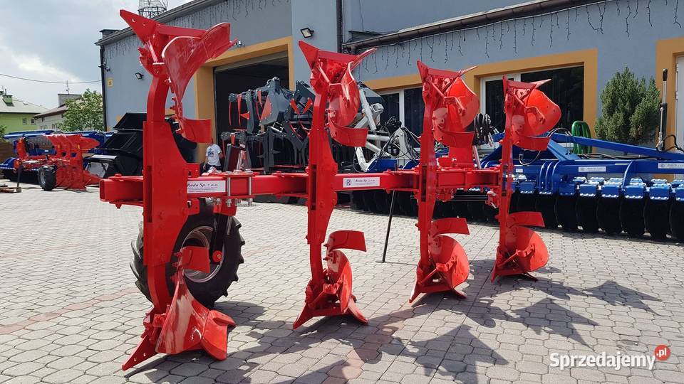 Pług obrotowy obracalny POM mały EUROMASZ Jasło