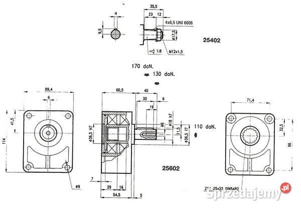 Podpora łożyskowa grupa 2 T28 T28