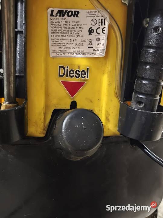 Myjka ciśnieniowa spalinowa gorąca woda Lavor Lubartów