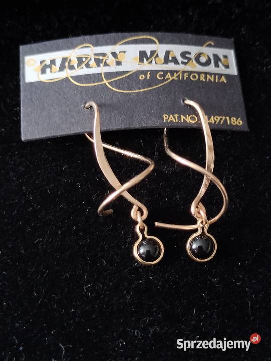 Kolczyki Harry Mason z oczkiem Choszczno sprzedam