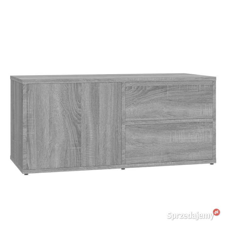 Szafka pod telewizor szary dąb sonoma 80x34x36