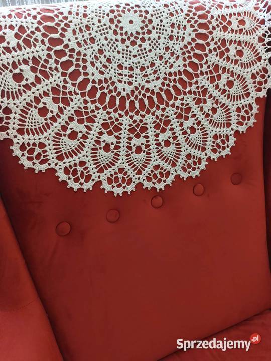 Serweta okrągła rękodzieło