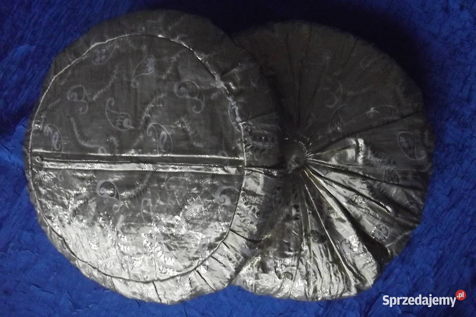 Dwie poduszki dekoracyjne złoto śr38 Piekary Śląskie