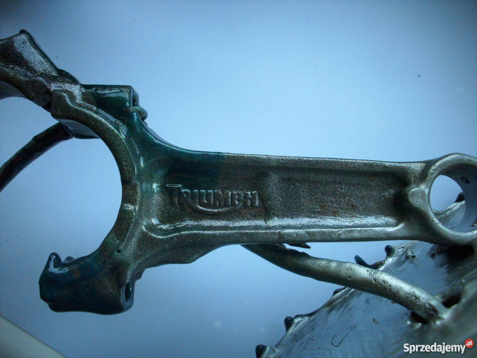 UNIKATLampa z oryginalnych części motocykla wielokolorowy Barlinek