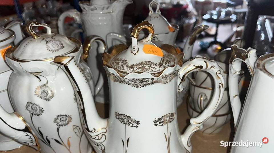 Dzbanek Secesja Dmuchawce Bez sygnatury Gdańsk