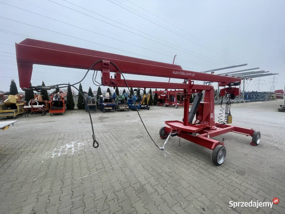 Dźwig Steinweg Bocker MK 400 5 żuraw minikran Ślesin