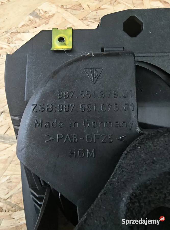 Wlew oleju i płynu chłodzącego Porsche Boxster osobowe