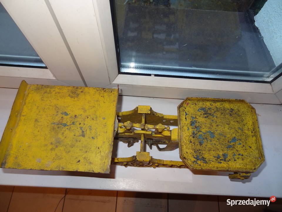 Stara żeliwna waga szalkowa 5 Poznań sprzedam