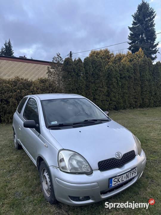 Toyota Yaris 2003 14 benzyna srebrny śląskie Wręczyca Wielka sprzedam