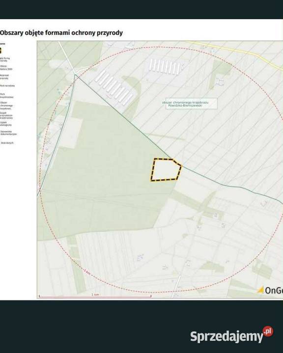 Działka przemysłowa Mieczownica gm Ostrowite
