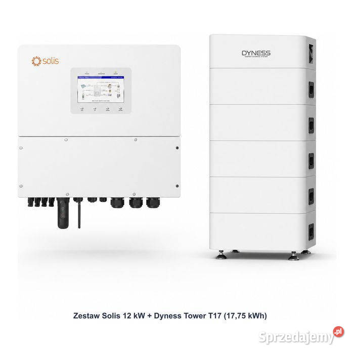 Zestaw Solis 12 kW Dyness Tower T17 1775 kWh