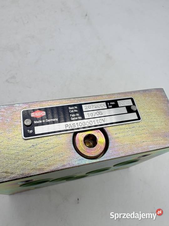 Herion 2872800 PAS10G00110V Hydraulic block Warszawa